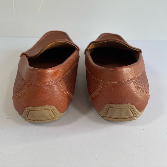 STEVE MADDEN Driving Loafer Tan Slip On Brown Shoes Girls Size 3 - Picture 7 of 10